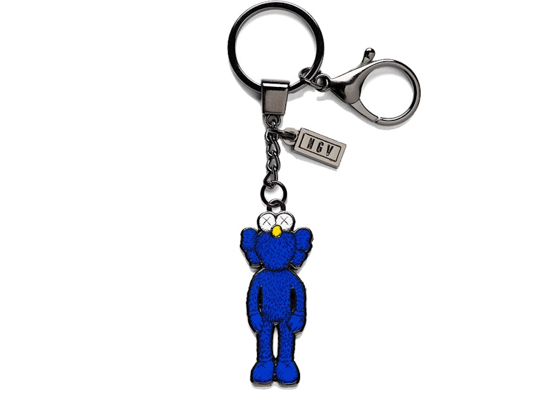 KAWS BFF Keychain Blue