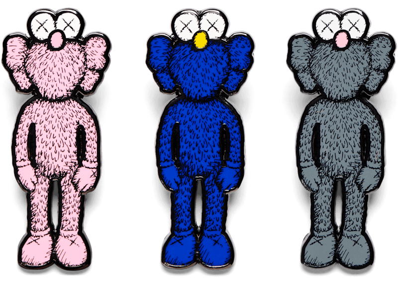 KAWS BFF Pin (Set of 3) Multicolor