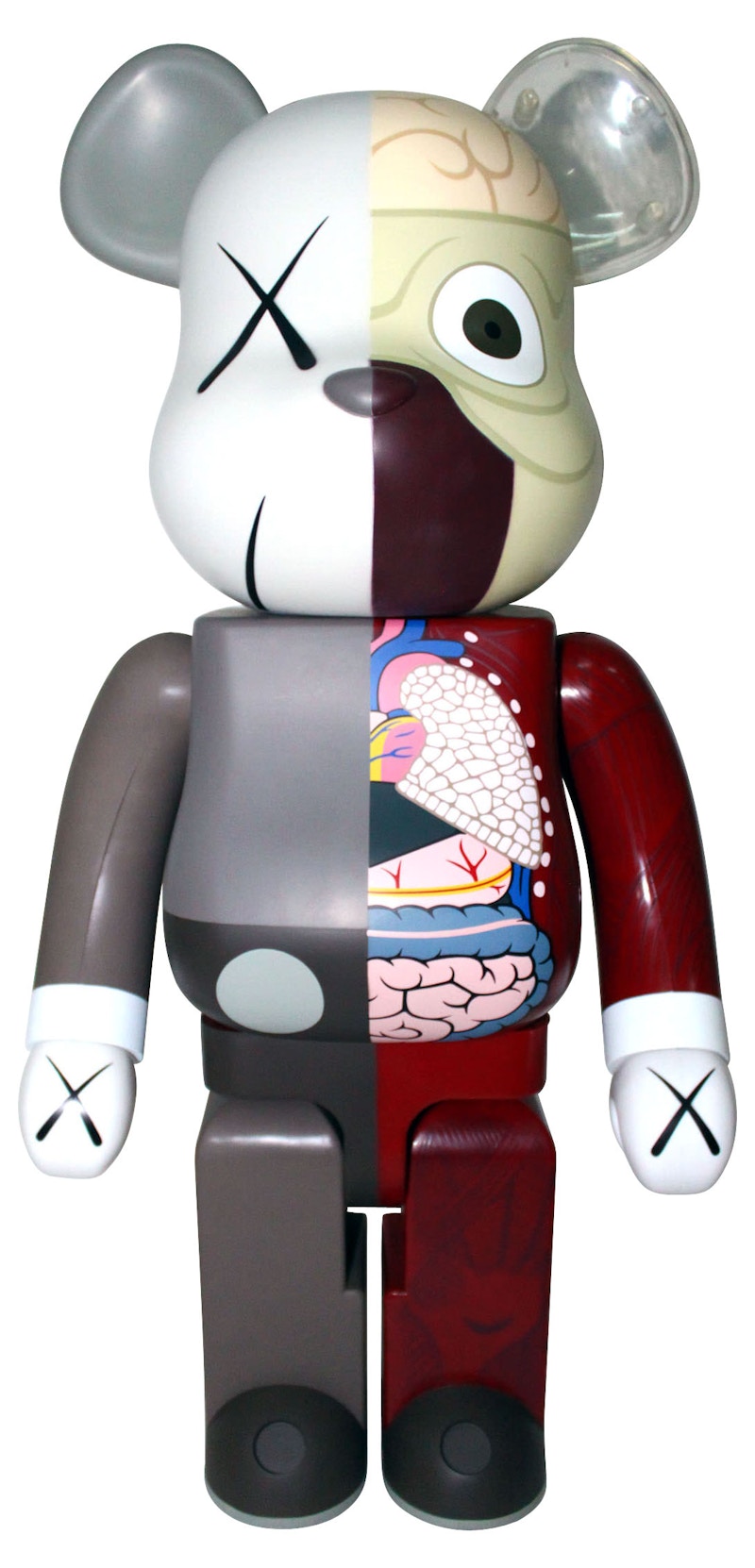 KAWS Bearbrick Dissected 1000% Brown