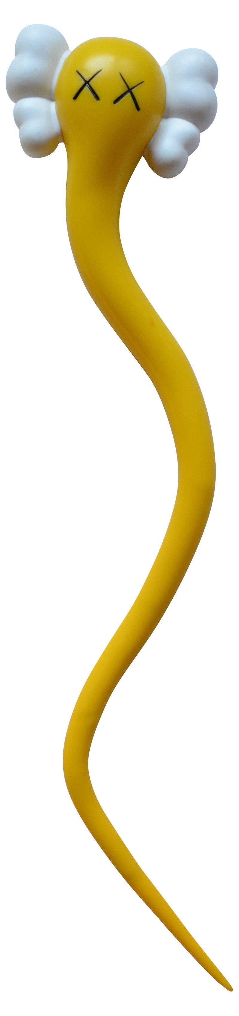 KAWS Bendy Vinyl Figure Yellow