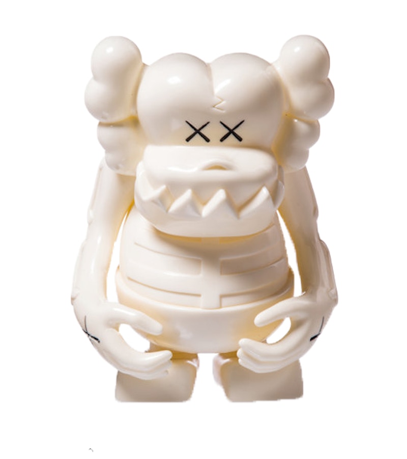 KAWS Bounty Hunter Skull Kun Vinyl Figure White