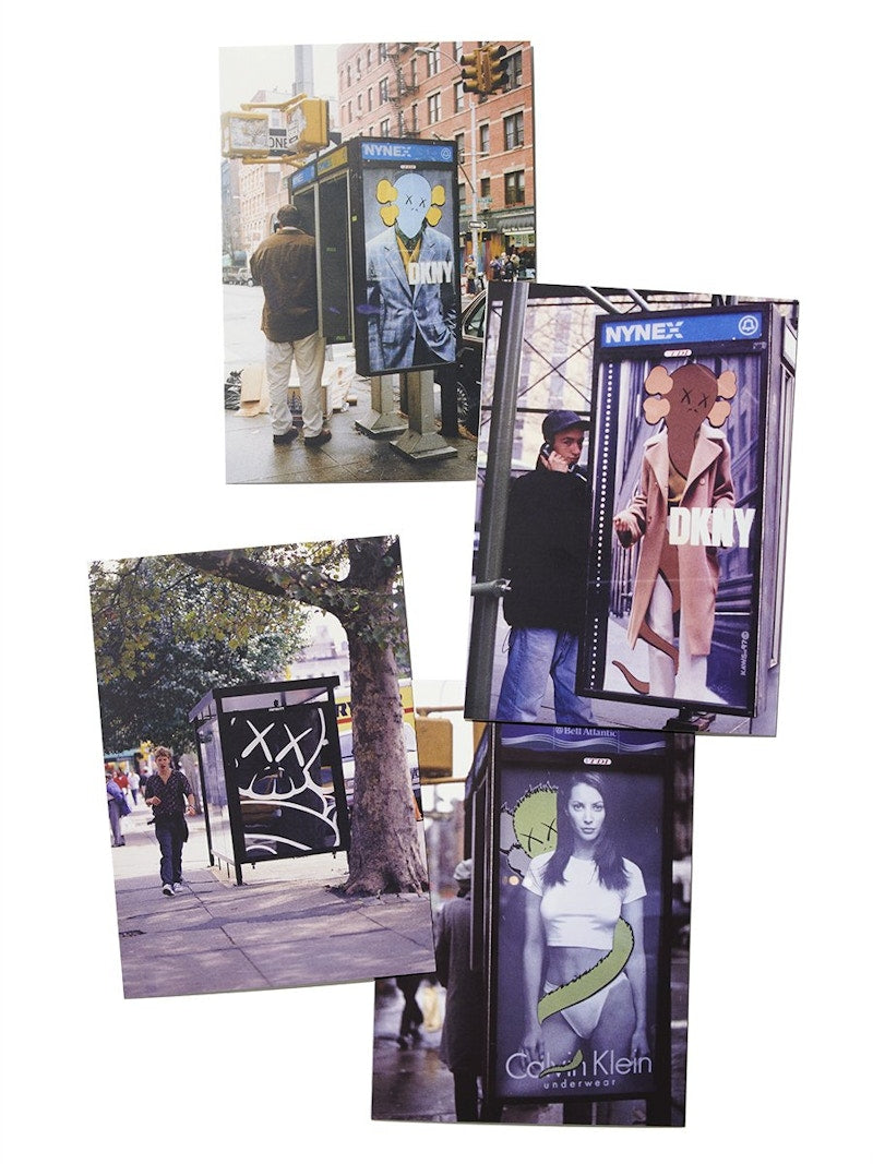 KAWS Brooklyn Museum Ad Interventions Postcard Set of 4