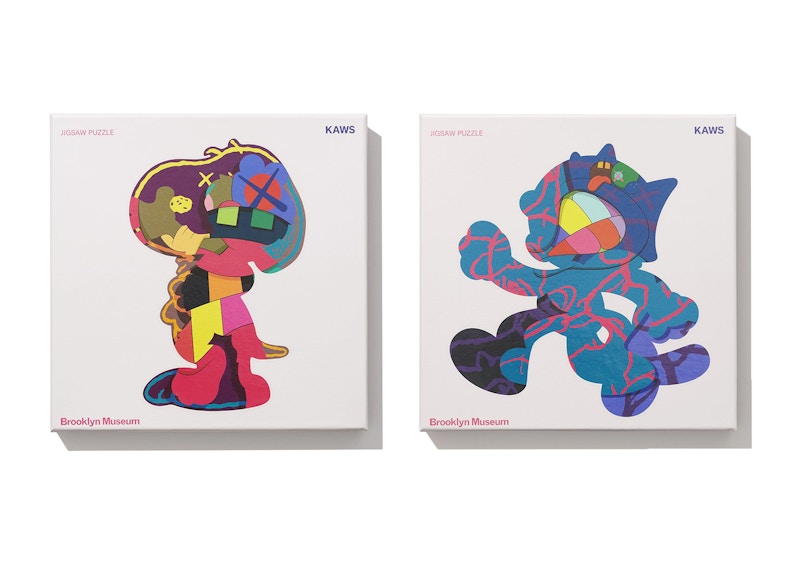 KAWS Brooklyn Museum Isolation Tower & Ankle Bracelet Jigsaw Puzzle Set (1,000 Pieces Each)