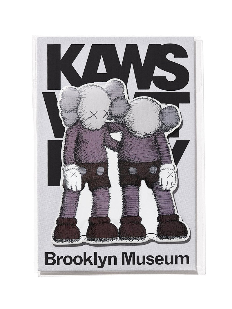 KAWS Brooklyn Museum WHAT PARTY ALONG THE WAY Magnet Grey