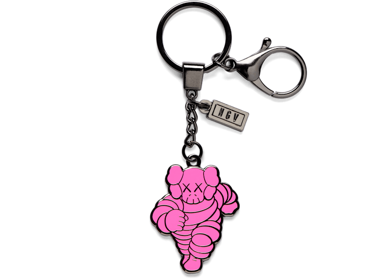 KAWS Chum Keychain Pink