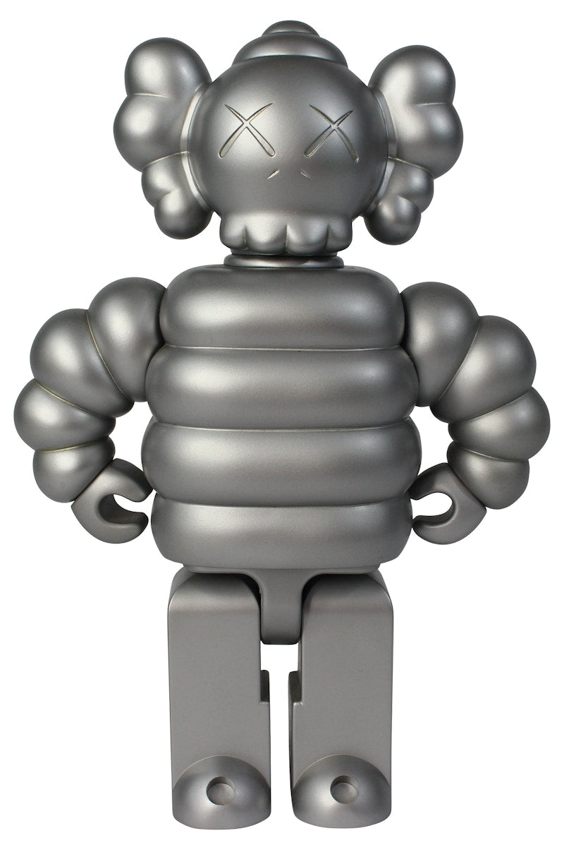 KAWS Chum Kubrick 400% Silver