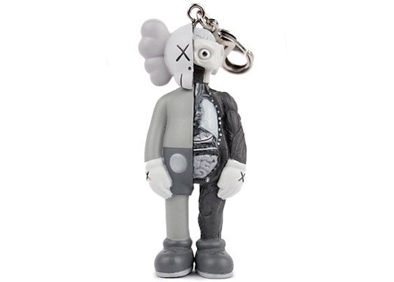 KAWS Companion Flayed Keychain Grey (2009)