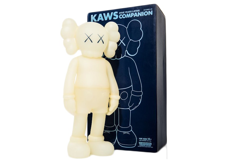 KAWS Five Years Later Companion Vinyl Figure Glow In The Dark (Blue Eyes)