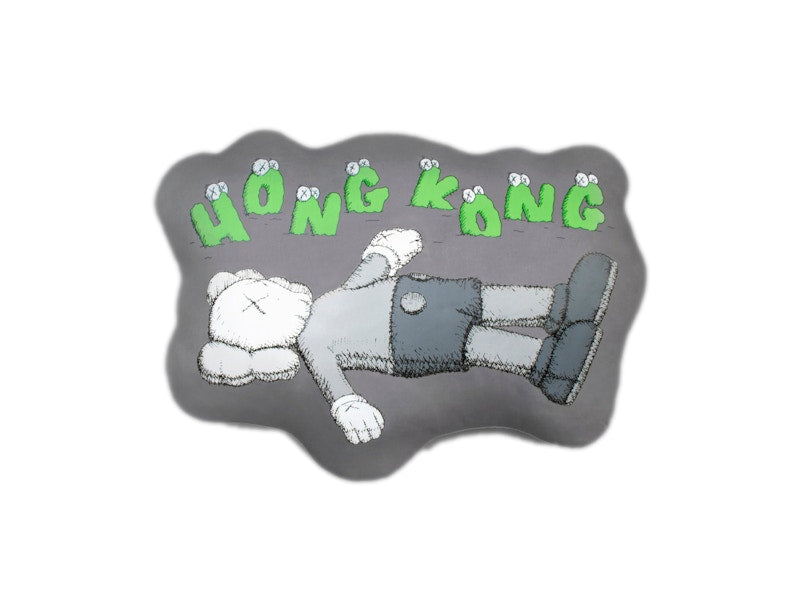 KAWS Holiday Hong Kong Cushion Grey