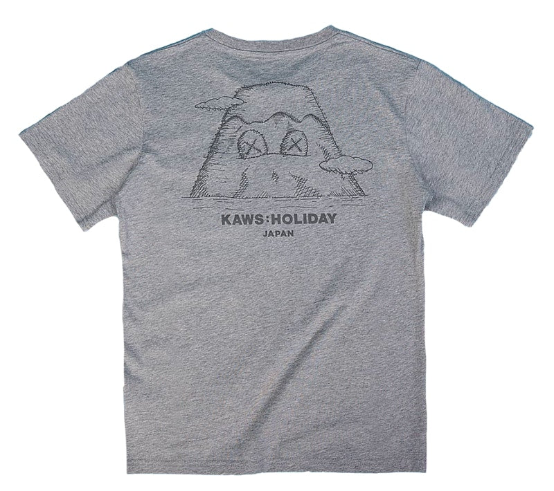 KAWS HOLIDAY JAPAN Pocket T-shirt (Asia Sizing) Grey