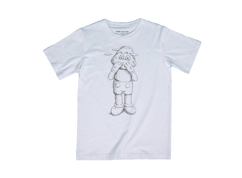KAWS HOLIDAY JAPAN Sketch T-shirt (Asia Sizing) White
