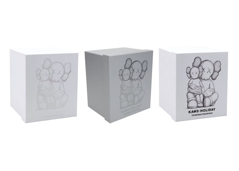 KAWS Holiday Changbai Mountain Vinyl Figure Set Brown/Snowy White/Black