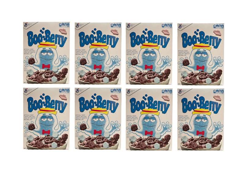 KAWS Monsters Boo Berry Cereal 8x Lot (Not Fit For Human Consumption)