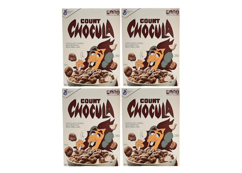 KAWS Monsters Count Chocula Cereal 4x Lot (Not Fit For Human Consumption)