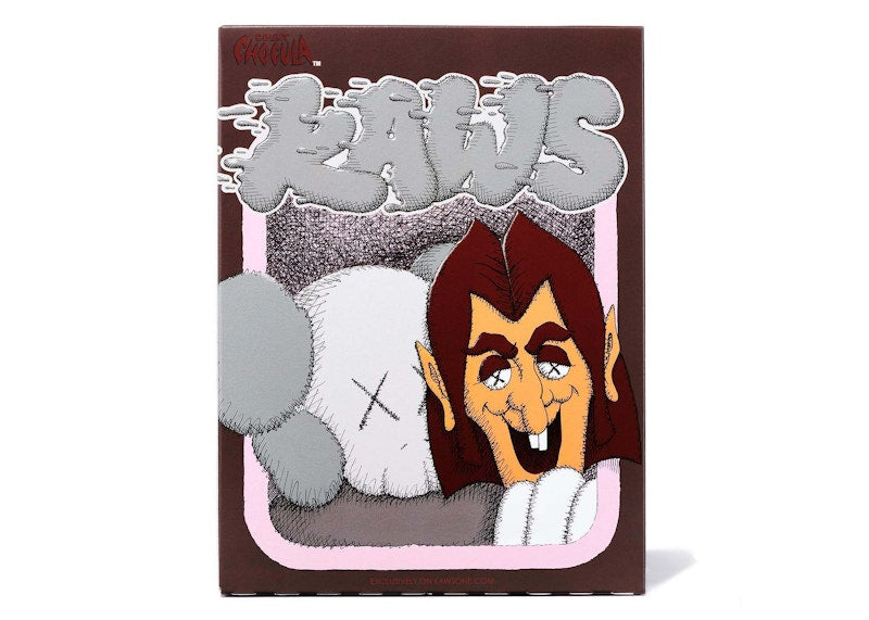 KAWS Monsters Count Chocula Cereal Limited Edition in Acrylic Case (Not Fit For Human Consumption)
