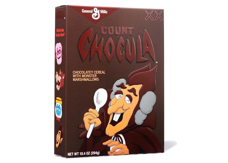 KAWS Monsters Count Chocula Cereal Limited Edition in Acrylic Case (Not Fit For Human Consumption)