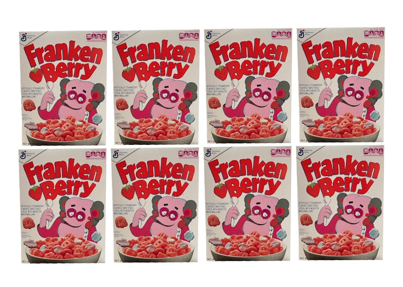 KAWS Monsters Franken Berry Cereal 8x Lot (Not Fit For Human Consumption)