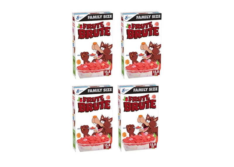 KAWS Monsters Frute Brute Cereal Family Size 4x Lot (Not Fit For Human Consumption)