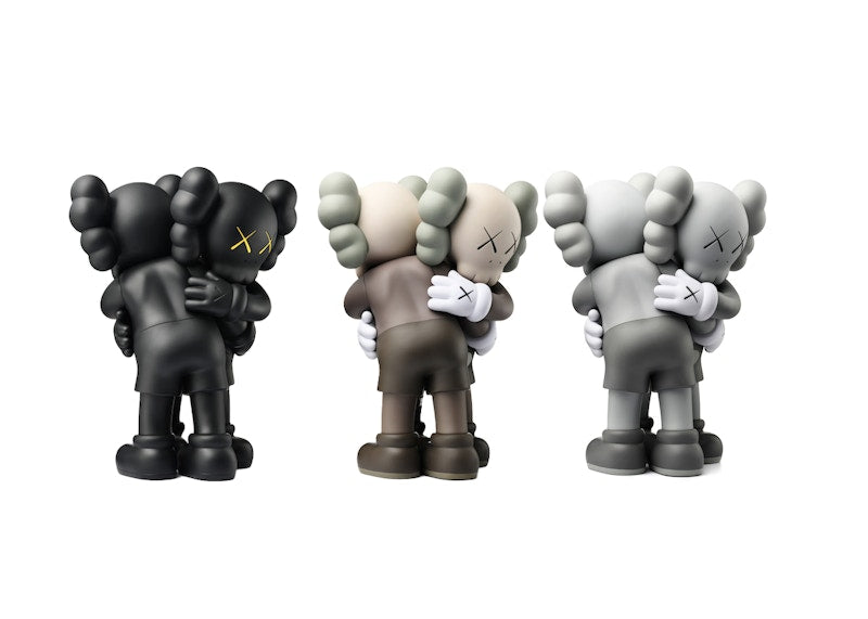 KAWS Together Vinyl Figure Black/Brown/Grey Set