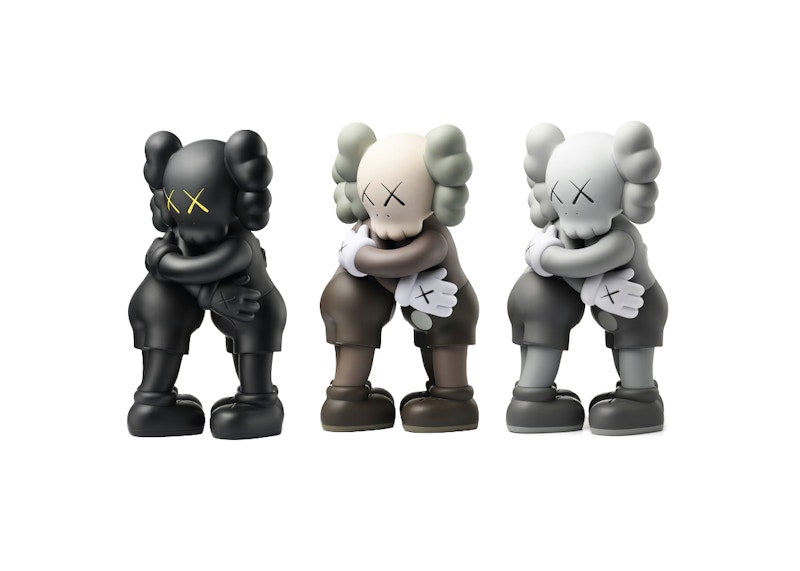 KAWS Together Vinyl Figure Black/Brown/Grey Set