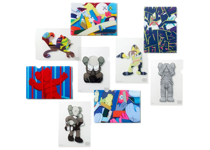 KAWS Tokyo First Clear File Set of 9