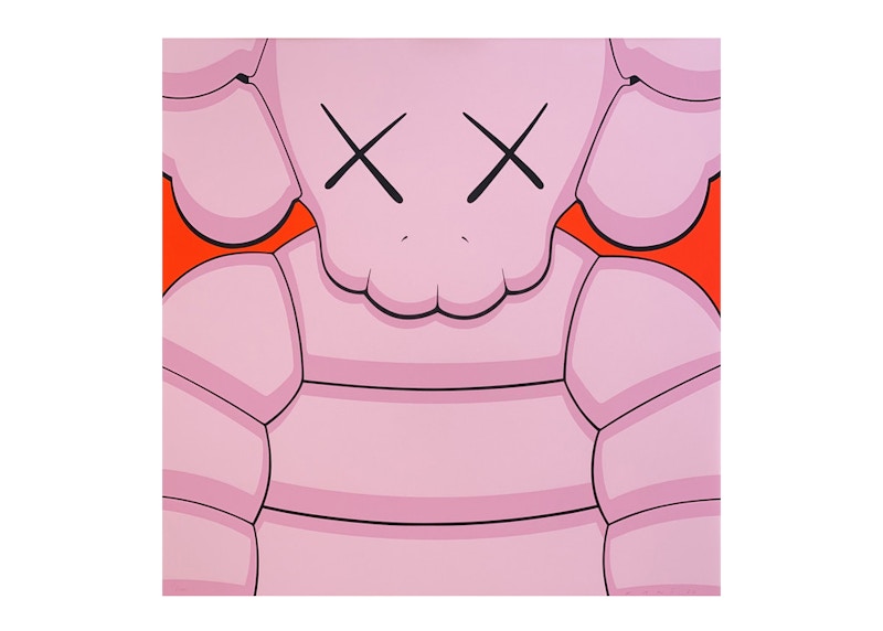 KAWS What Party Print #5 Light Pink (Signed, Edition of 100)