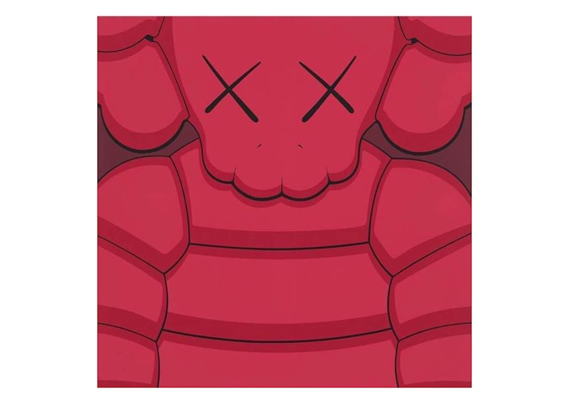 KAWS What Party Print #6 Red (Signed, Edition of 100)