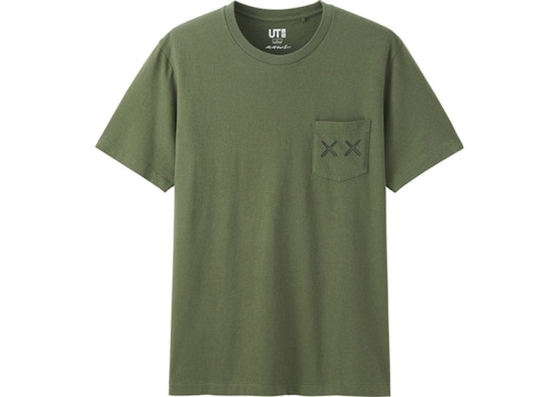 KAWS x Uniqlo XX Pocket Tee (Asia Sizing) Olive