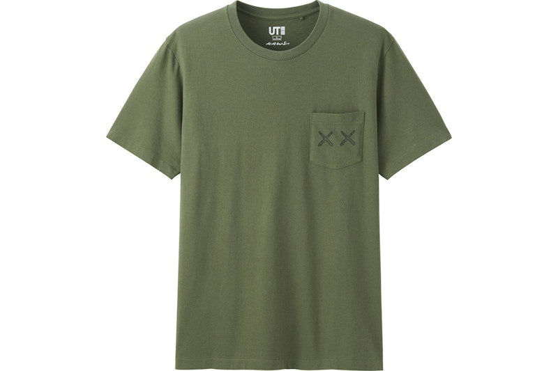 KAWS x Uniqlo XX Pocket Tee Olive