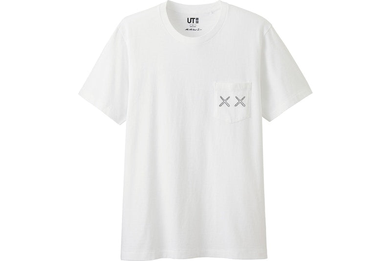KAWS x Uniqlo XX Pocket Tee White