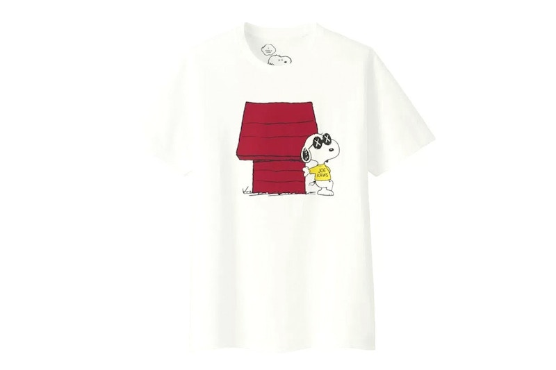 KAWS x Uniqlo x Peanuts Joe Kaws Doghouse Tee White