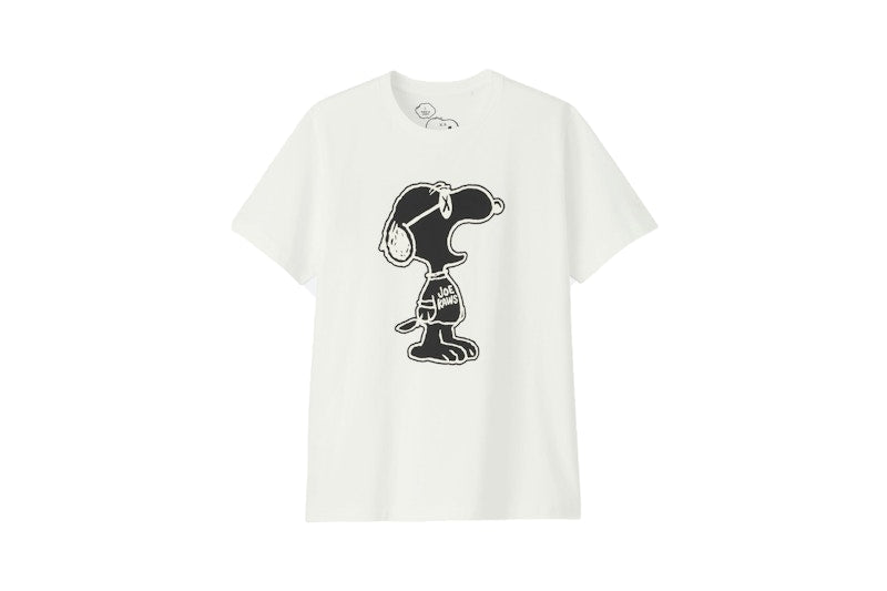 KAWS x Uniqlo x Peanuts Joe Kaws Yawn Outline Tee White
