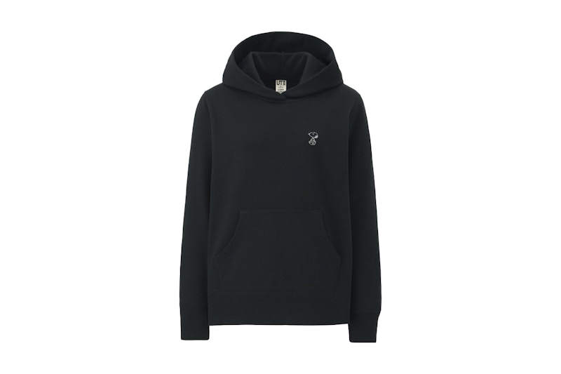 KAWS x Uniqlo x Peanuts Small Snoopy Hoodie (US Womens Sizing) Black