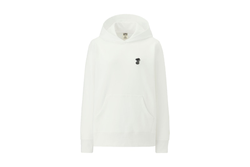 KAWS x Uniqlo x Peanuts Small Snoopy Hoodie (US Womens Sizing) White