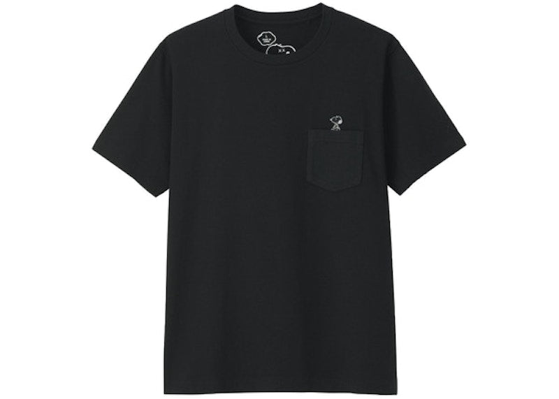 KAWS x Uniqlo x Peanuts Snoopy Pocket Tee (Asia Sizing) (FW17) Black