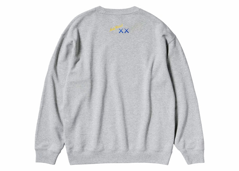 KAWS x Warhol Graphic 472951 Sweatshirt (Asia Sizing) Gray