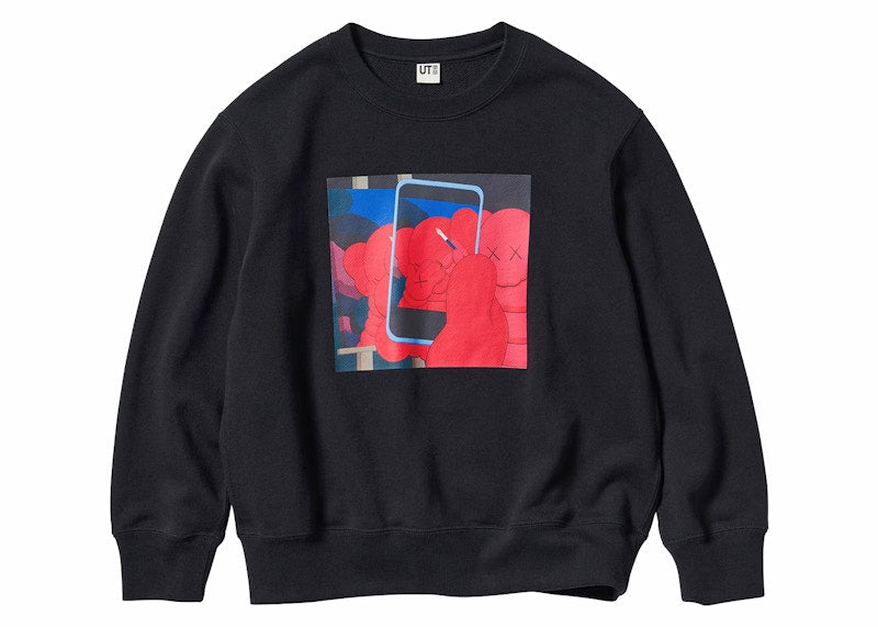KAWS x Uniqlo Warhol Kids' Graphic 476408 Sweatshirt Black