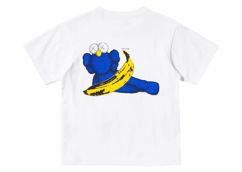 KAWS x Warhol Kids' UT Graphic 471935 T-shirt (Asia Sizing) White