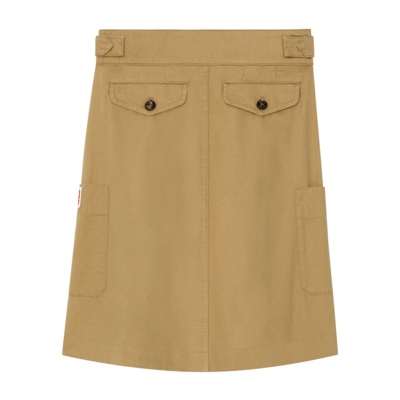 KENZO x Nigo Belted Military Skirt Beige