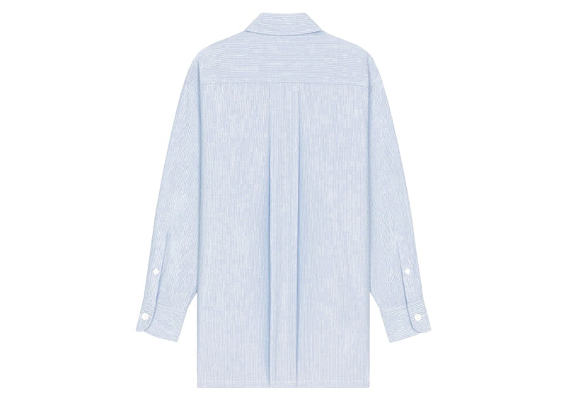 KENZO x Nigo Boke Flower Women's Crest On Pocket Oversized Shirt Sky Blue