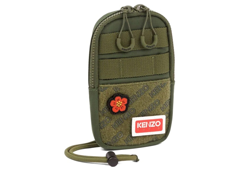 KENZO x Nigo Jungle Phone Pocket Crossbody Bag Dark Khaki
