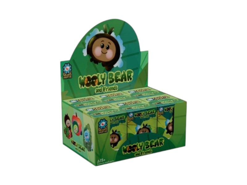 Kaleidos Creative Wooly Bear and Friends Vinyl Sealed Case (6 Blind Boxes)