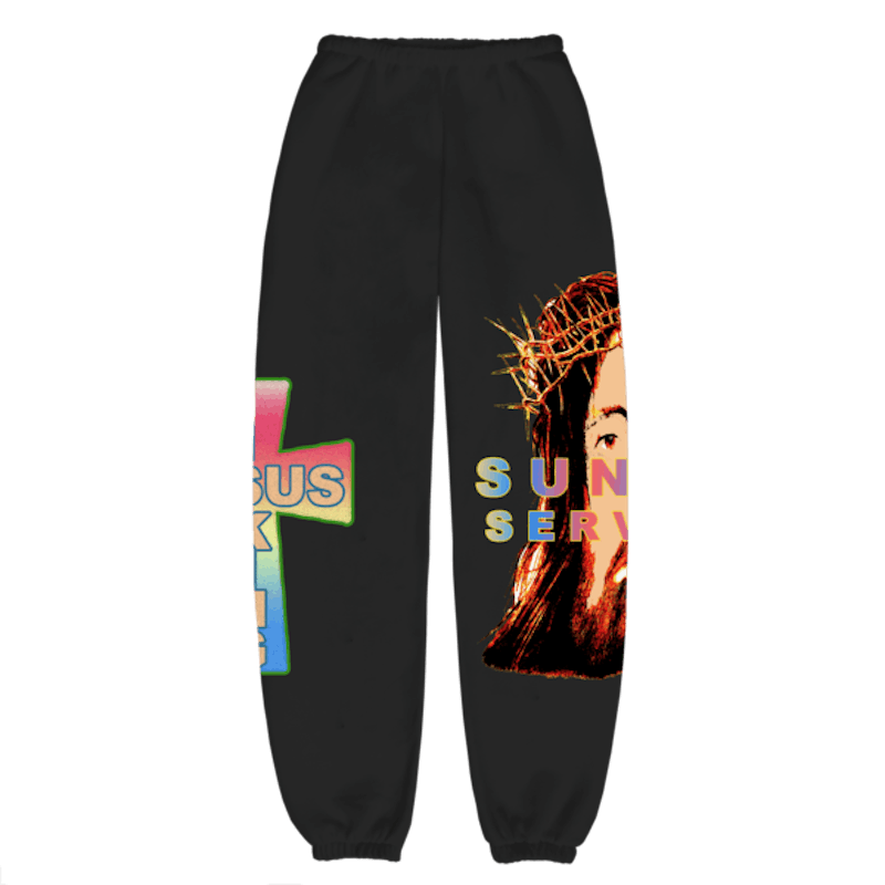 Kanye West AWGE for JIK Cross II Sweatpants Black