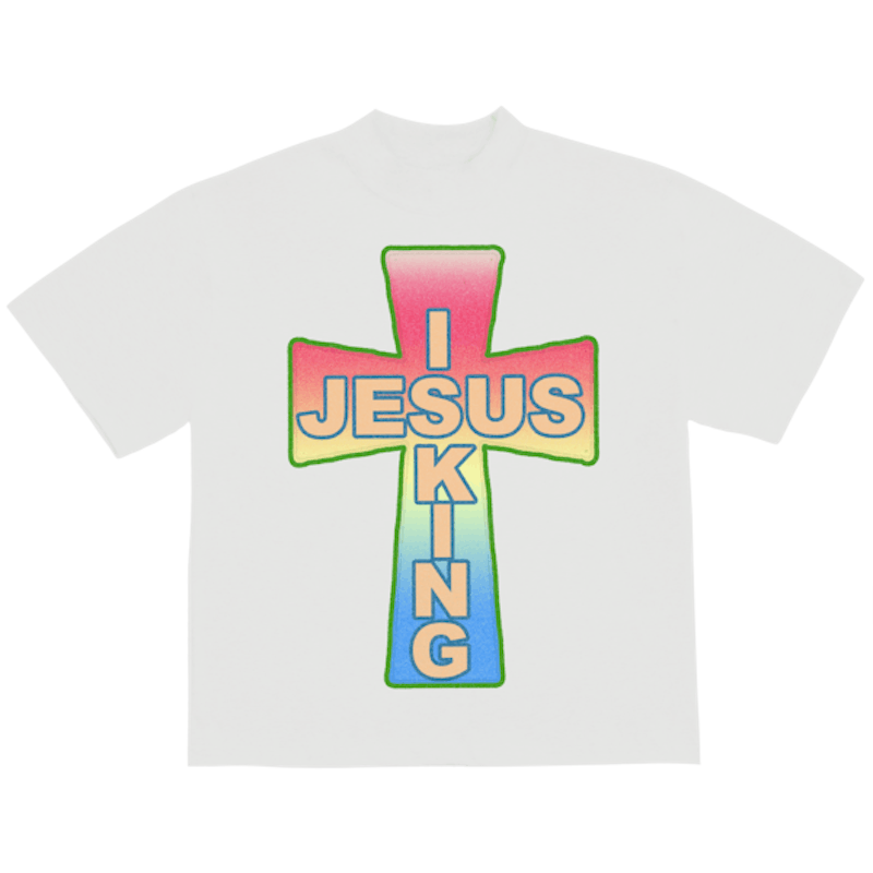 Kanye West AWGE for JIK Cross T-shirt White