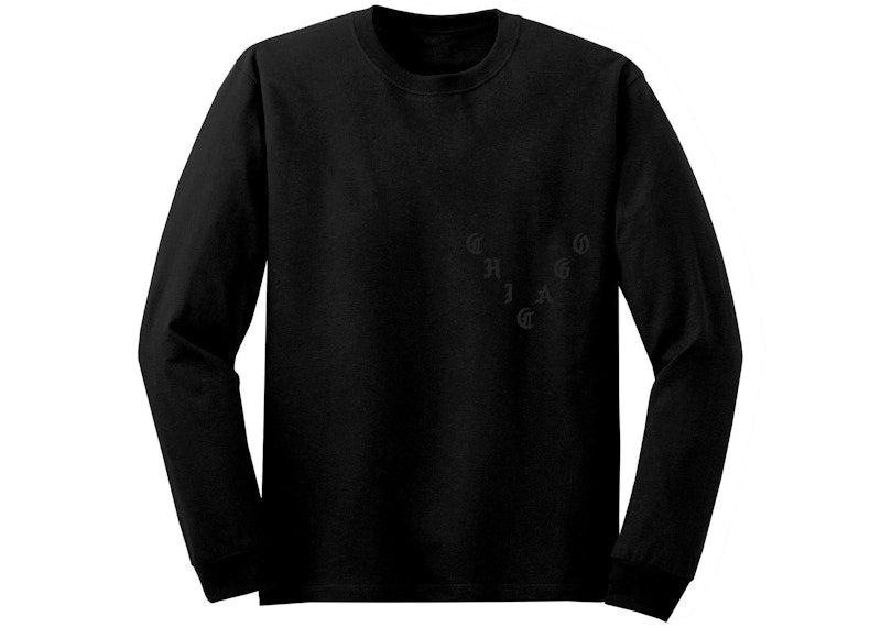 Kanye West Chicago Pablo Pop-Up We Young And We Alive L/S T-shirt Black