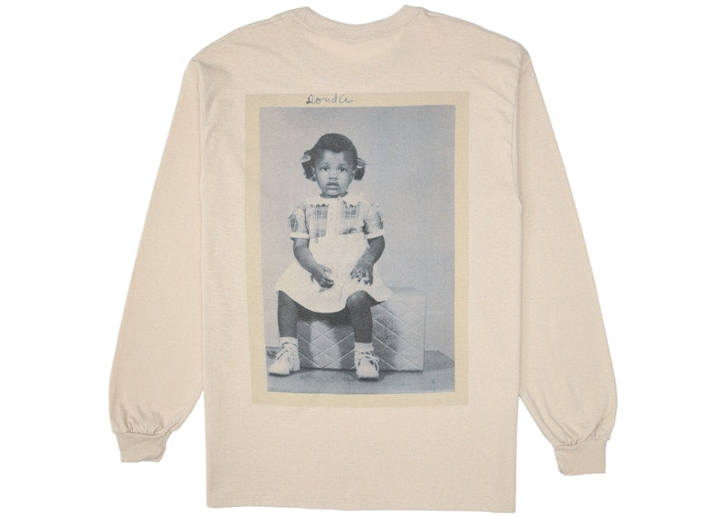 Kanye West DONDA Atlanta Listening Event L/S T-shirt Cream