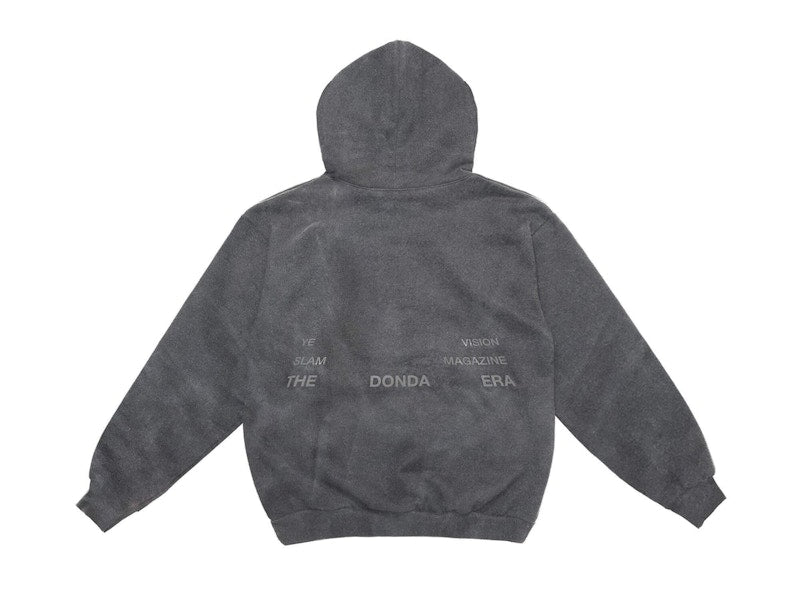 Kanye West DONDA Doves Slam Hoodie Washed Black