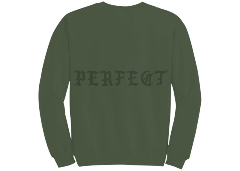 Kanye West Dallas Pablo Pop-Up Perfect Crewneck Military Green