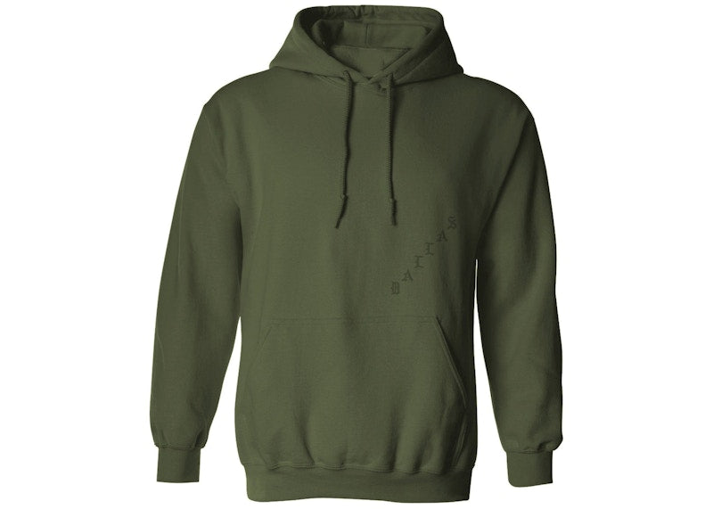 Kanye West Dallas Pablo Pop-Up True And Legendary Hoodie Military Green