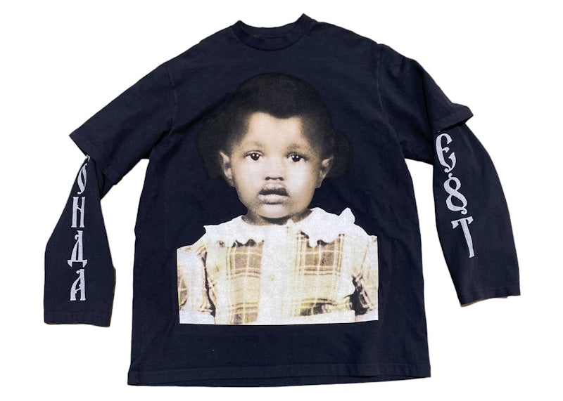 Kanye West Donda Chicago Listening Event House Layered Longsleeve Black